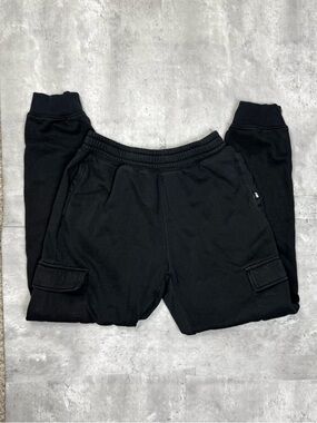 New Balance Joggers Youth XL (18/20) Black Cargo Sweatpants Boys Athletic Pants